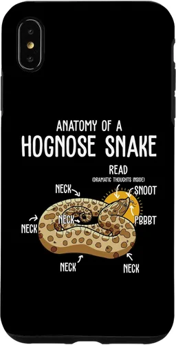 Vista 7 de Carcasa divertida para iPhone 15 Anatomía de una serpiente de hognose, para amantes de reptiles y animales