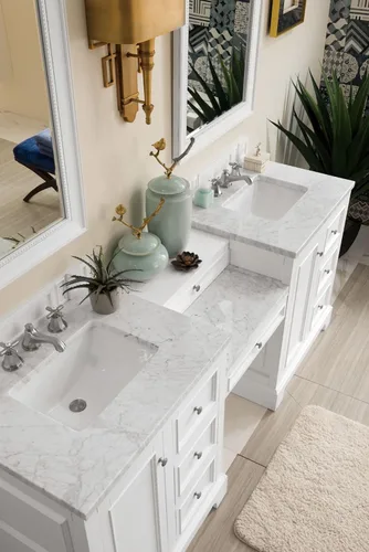 Vista 3 de James Martin Vanities De Soto Vanity en blanco brillante