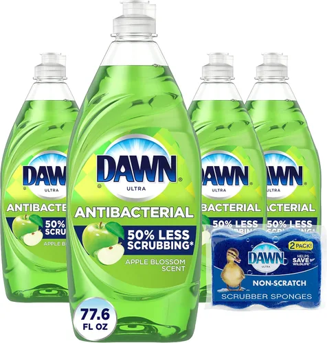 Vista 15 de Dawn, Jabón de manos ultra antibacteriano con aroma a flor de manzana, 18 onzas líquidas