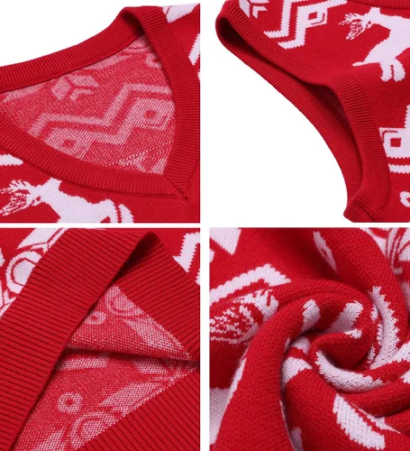 Vista 30 de Amussiar Suéter casual para hombre, chaleco con cuello en V, ajustado, sin mangas, suéter de punto