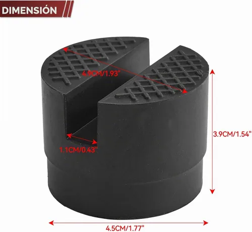 Vista 2 de Almohadilla Universal para Gato de Coche de Goma Ranurada, Adaptador de Piso, Protector de Marco, Herramienta de Reparación para Soldadura