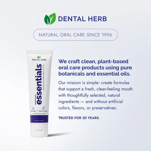 Vista 7 de Dental Herb Company - Pasta de dientes Essentials (4 oz.) sin flúor (paquete de 3)