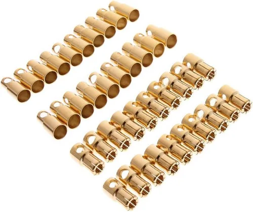 Vista 8 de FLY RC - 20 pares de conectores banana macho hembra de 4.0mm 4mm para batería ESC motor RC