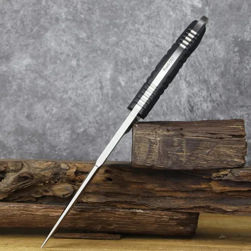 Vista 7 de Cuchillo de hoja fija de 12.2 pulgadas, mango de acero G10 DC53, cuchillo de garra para exteriores, herramientas EDC de campamento, fundas Kydex