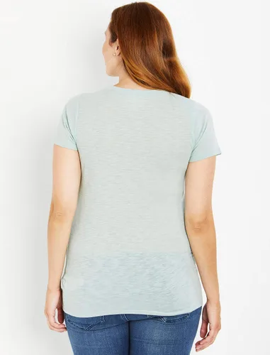 Vista 3 de Motherhood Maternity Camiseta de manga corta para mujer