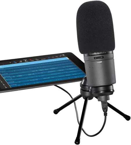 Vista 7 de SUNMON Cubierta de espuma para parabrisas, filtro para micrófono de estudio de condensador Audiotechnica AT2020 (2 unidades)