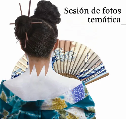 Vista 5 de Ventilador de mano plegable para mujer, de madera, plegable, de bambú, para mujer, accesorios de seda de papel plegable para bodas, decoración china