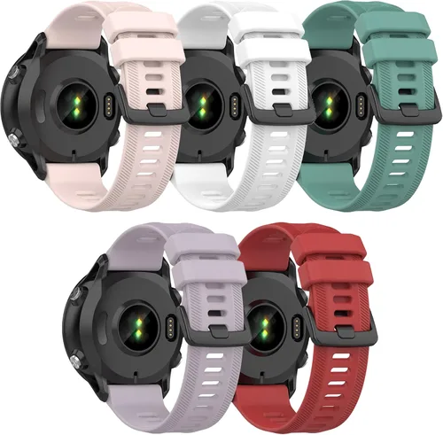 Vista 9 de Correa para Garmin Forerunner 955, banda de repuesto de silicona suave para Garmin Forerunner 955 Solar