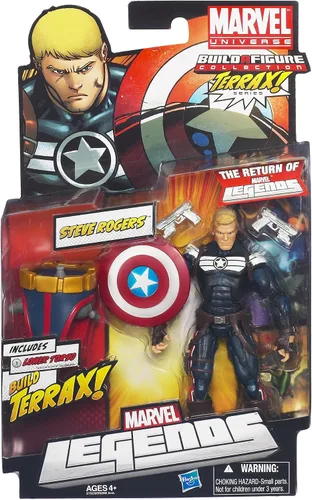 Vista 2 de Marvel Classic Legends - Figura de 6 pulgadas, Steven Rogers, Capitán América