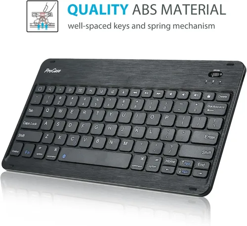Vista 6 de ProCase Funda de teclado para Galaxy Tab S10+ 2024/S9+ Plus 2023 de 12.4 pulgadas con soporte para S Pen, teclado inalámbrico desmontable magnético