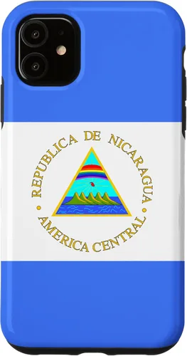 Vista 8 de Funda para iPhone 17 inspirada en el escudo de armas de Nicaragua