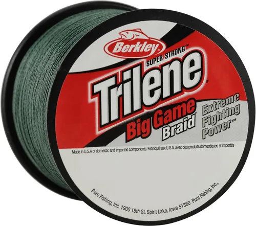 Vista 5 de Berkley Trilene Big Game - Línea de pesca trenzada Verde Lo-Vis