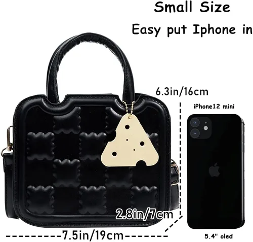 Vista 2 de Bolso bandolera para niñas pequeñas con asa superior