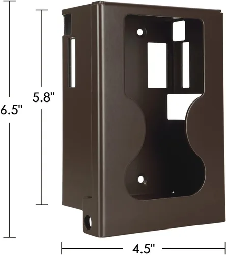 Vista 3 de Caja de seguridad para cámara de rastreo y caja protectora de metal compatible con modelo A280W W600, GardePro E6 E6P E5 E8, Meidase P60 P80 P90 S800