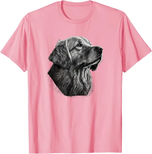 Vista 105 de Camiseta divertida Golden Retriever, Negro