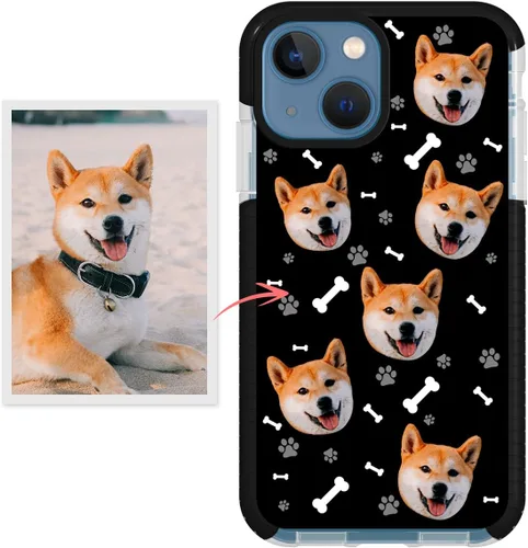 Vista 5 de Funda personalizada para teléfono con cara de bebé para iPhone 16 15 14 13 Pro Max Mini 12 11 Xs XR X 8 Plus 7 6s 6 Se 2020 Funda personalizada