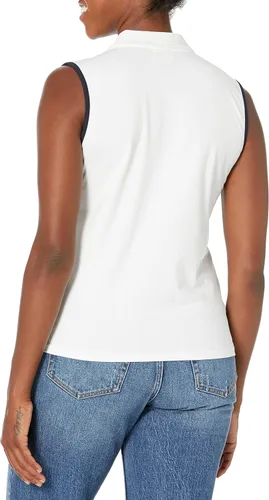 Vista 2 de Tommy Hilfiger Camiseta polo con cuello Johnny para mujer
