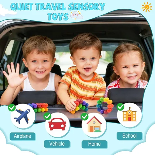 Vista 4 de Yrissmiss Juguetes Sensoriales de Autismo para Niños Autistas, Juguetes Fidget para Adultos y Niños, Juguete de Autismo para Niños Pequeños de 3-4