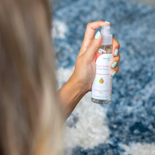 Vista 7 de Hyalogic Rose Toner - Tónico facial sin alcohol con ácido hialurónico y aloe vera, increíble astringente facial para todo tipo de piel, tónico