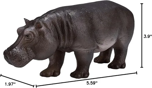 Vista 5 de MOJO Hipopótamo (hembra) modelo animal figura de juguete