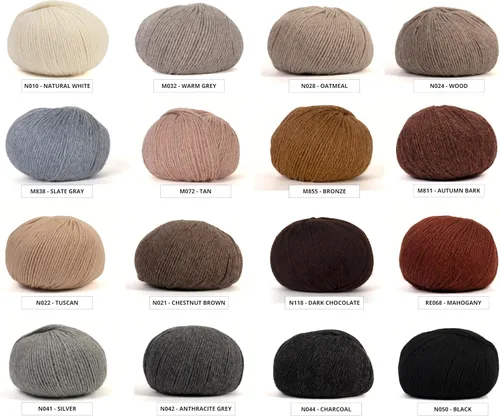 Vista 2 de 100% Hilo de Alpaca Baby para Tejer y Ganchillo - 1 Cono de Hilo Premium DK - Ligero, Hipoalergénico y Térmico Hecho en Perú - Ideal para Proyectos