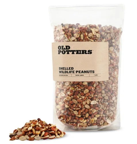 Vista 12 de Old Potters Maníes con Cáscara para Aves, Ardillas y Vida Silvestre. Maníes Crudos con Cáscara No-GMO Crecidos en EE.UU. (con Cáscara, 1.8 kg)