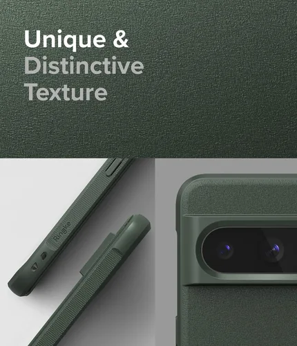 Vista 5 de Ringke Onyx - Funda compatible con Google Pixel 8 Pro [verde oscuro] + vidrio compatible con Google Pixel 8 Pro