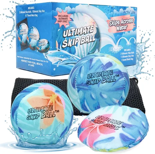 Vista 14 de Activ Life - Pelotas de agua más grandes de 3 pulgadas, pelota de rebote de agua para piscina, juguetes de playa para amigos, familia, niños