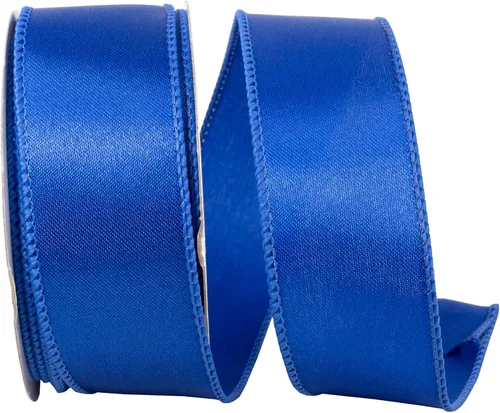 Vista 82 de Reliant Ribbon 92575W-974-09F Cinta de satén con borde con cable, 1-1/2 pulgadas x 10 yardas, oro antiguo