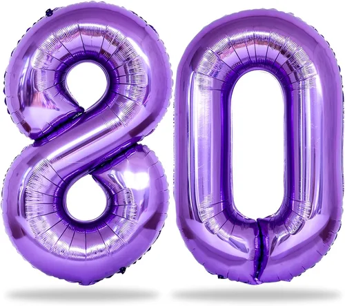 Vista 12 de Globos negros del número 10 para decoraciones de cumpleaños número 10, globos de helio de mylar de lámina de 40 pulgadas negros del número 1 & 0