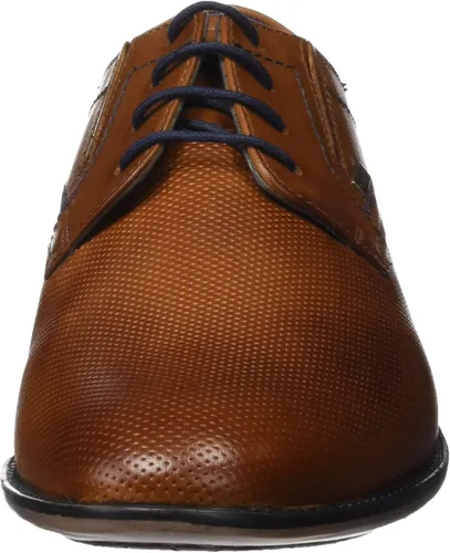 Vista 2 de Bugatti Derby con cordones para hombre, Marrón, 8.5
