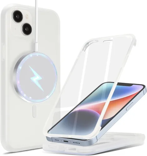 Vista 44 de Funda para iPhone 8 Plus con protector de pantalla, compatible con Magsafe, para iPhone 7 Plus, protector de pantalla integrado, funda delgada