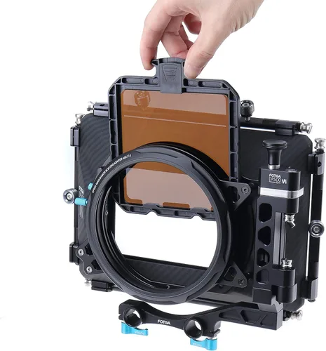 Vista 6 de Fotga - Filtro cuadrado de densidad neutra de vidrio óptico de 4 x 4 pulgadas, ND2 filtros ND completos para soporte de caja mate Swing Away (ND2)