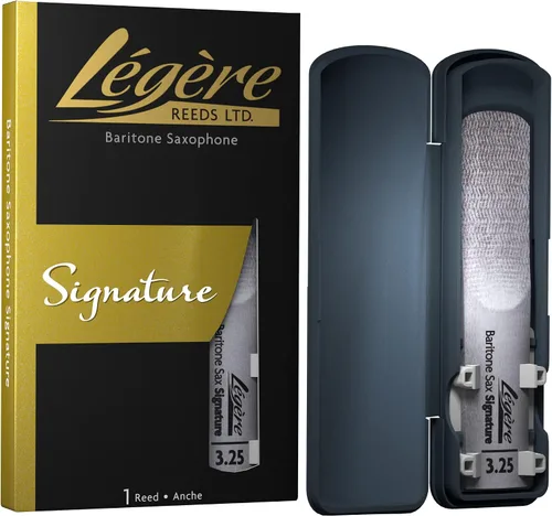 Vista 11 de Cañas Légère - Caña de saxofón barítono, Signature, fuerza 2.00 (BSG2.00) - Caña sintética premium para instrumentos de viento-madera
