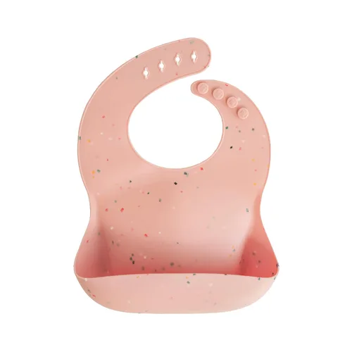 Vista 72 de Mushie - Babero de silicona para bebé, ajustable y resistente al agua (abejas) De 4 a 24 meses, lavable a máquina, correa ajustable