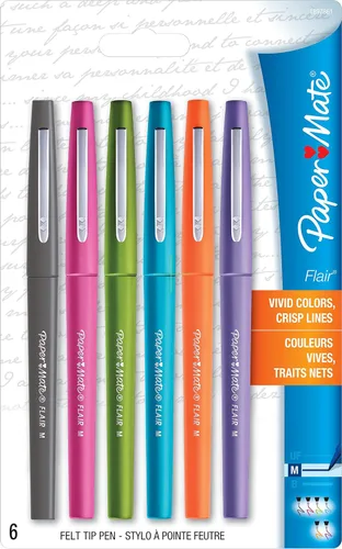 Vista 5 de Paper Mate - Bolígrafos de punta de fieltro, punta media (0.7 mm)