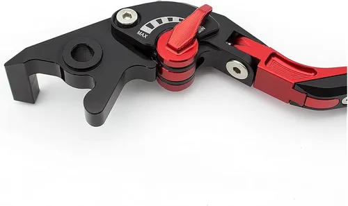 Vista 4 de Palancas de embrague de freno extensibles plegables CNC 3D Rhombus para Bajaj Dominar 400 2017-2018 Palanca de embrague de freno (color : A)