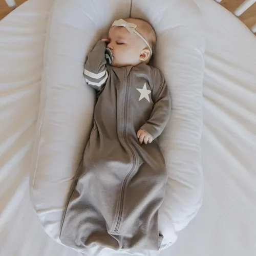 Vista 4 de Babysoy Saco de dormir de manga larga para bebés y niños pequeños