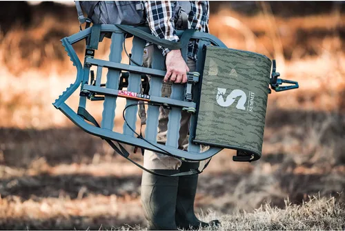 Vista 13 de Summit Treestands Árbol de doble eje para colgar, camuflaje