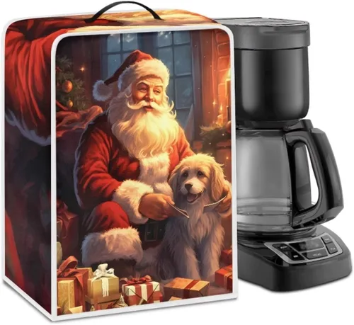 Vista 15 de Cubierta antipolvo para máquina de café con girasol, cubierta antipolvo para cafetera, funda para licuadora, cubierta de tela para batidora de pie