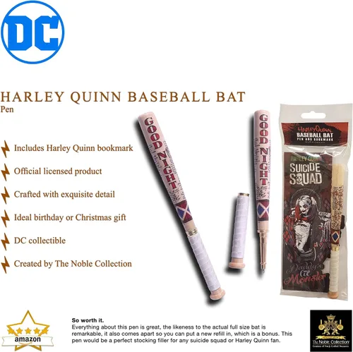 Vista 2 de Bolígrafo de bate de béisbol Harley Quinn