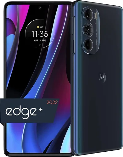 Vista 6 de Motorola Moto Edge+ Plus 2022, 128 GB + 8 GB de RAM, azul cosmos - desbloqueado (renovado)