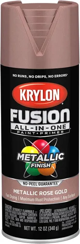 Vista 78 de Krylon Fusion - Pintura en aerosol adhesiva todo en uno para uso en interiores y exteriores, 12 onzas, vidrio de playa