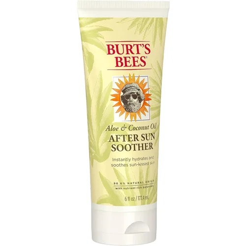 Vista 6 de Calmante para después del sol con aloe y tilo, 6 onzas, Burt's Bees , Un solo