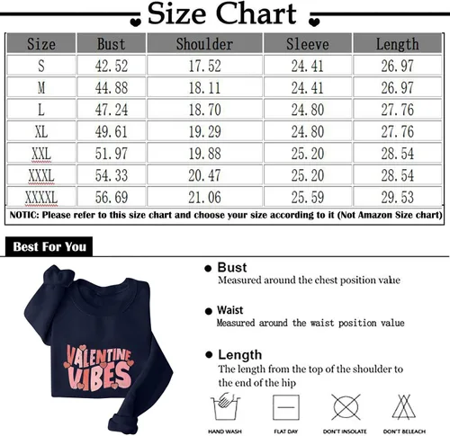 Vista 5 de Sudaderas para el día de San Valentín para mujer, cálidas, suaves, con forro polar, con estampado de corazón, cuello redondo, manga larga