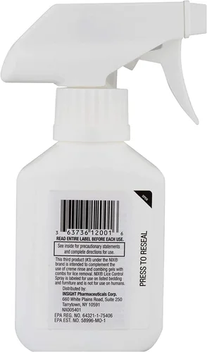 Vista 2 de Nix Spray matador de piojos y chinches para el hogar, ropa de cama y muebles, 5 onzas líquidas (paquete de 1)