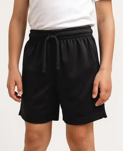 Vista 8 de Andrew Scott Pantalones cortos deportivos de baloncesto para niños con rendimiento activo y estilo de malla, varios paquetes
