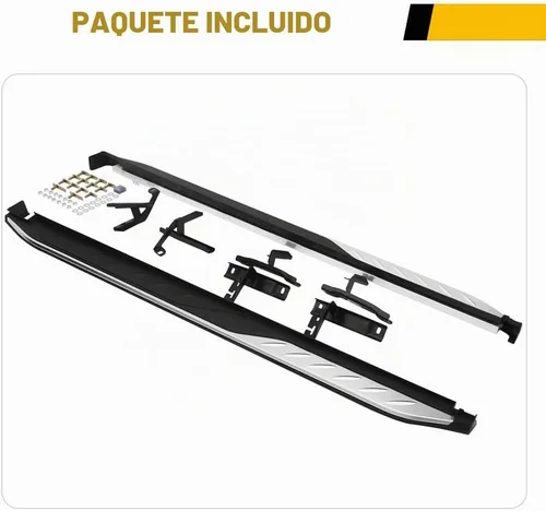 Vista 2 de Estribos aptos para Toyota RAV4 2019-2025 Accesorios de barra Nerf para escalones laterales