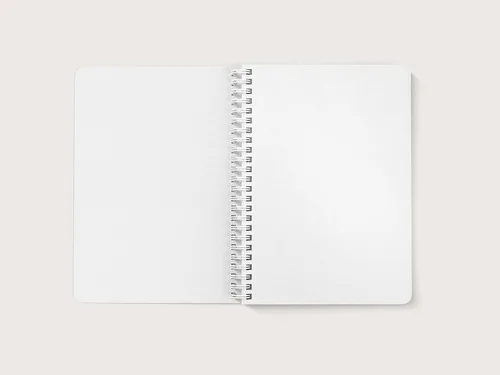 Vista 5 de Cuaderno personalizado de ramas de olivo, libro de tapa blanda en espiral forrado o sin forro, diario de corona de vegetación con nombre, cuaderno