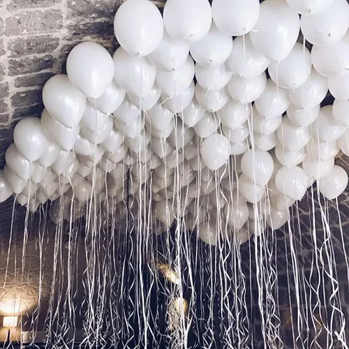 Vista 7 de 120 globos verdes de 5 pulgadas y globos blancos, 120 unidades de 5 pulgadas